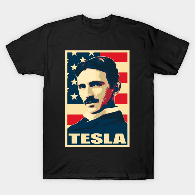 Nikola Tesla T-Shirt by Nerd_art